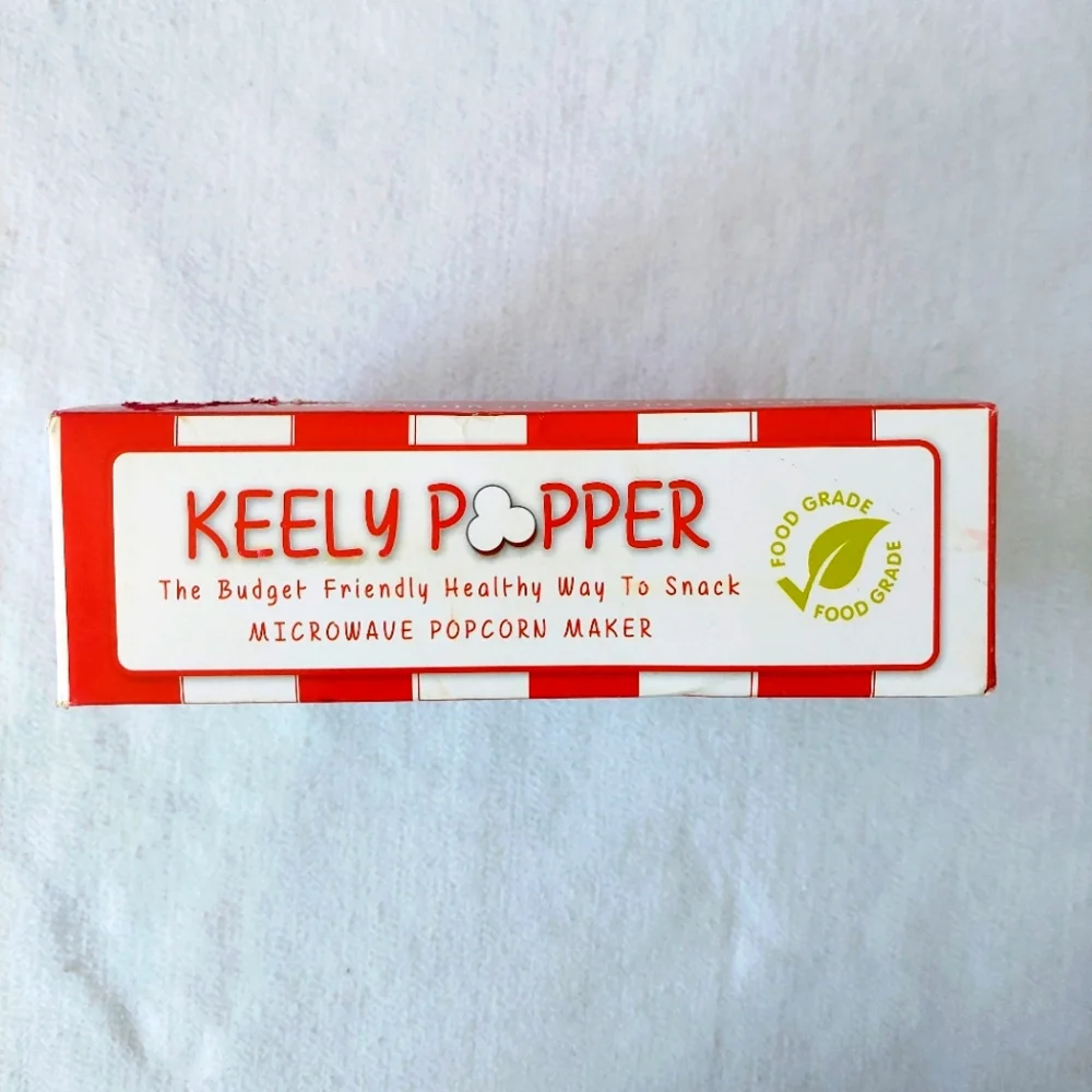 KEELY POPPER microwave popcorn maker NIB